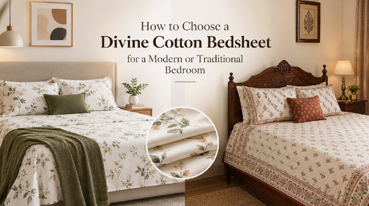 How to Choose a Divine Cotton Bedsheet for a Modern or Traditional Bedroom