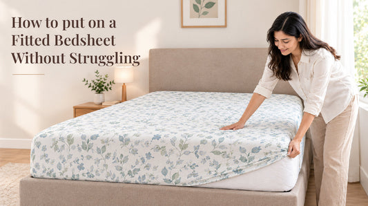 How to Put on a Fitted Bedsheet Without Struggling