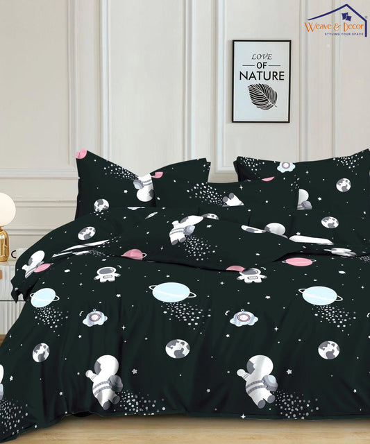 Galactic Dreams      Kids 350GSM Double Bed Comforter