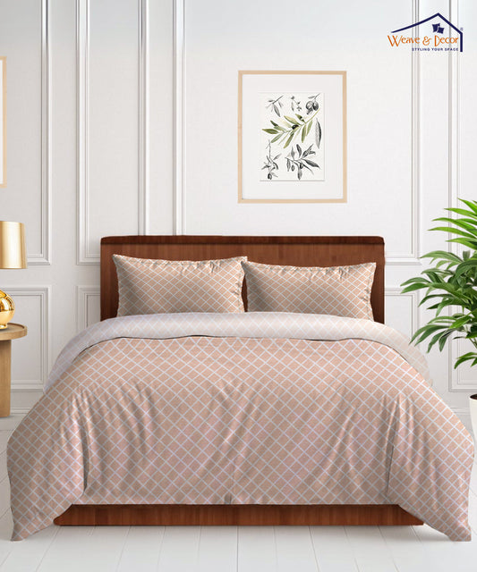 Amber-Grid single fitted bedsheets 