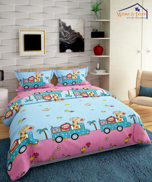 Cute Kids 350GSM Double Bed Comforter