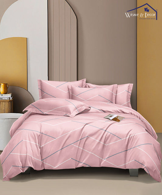 Pink Lines 350GSM All Weather Comforter