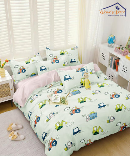 Wheels on the Go Comforter Set with Bedsheet