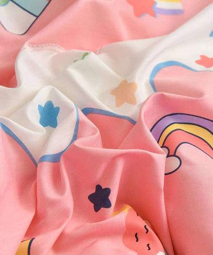 Unicorn Wonder Land Comforter Set With Bedsheet