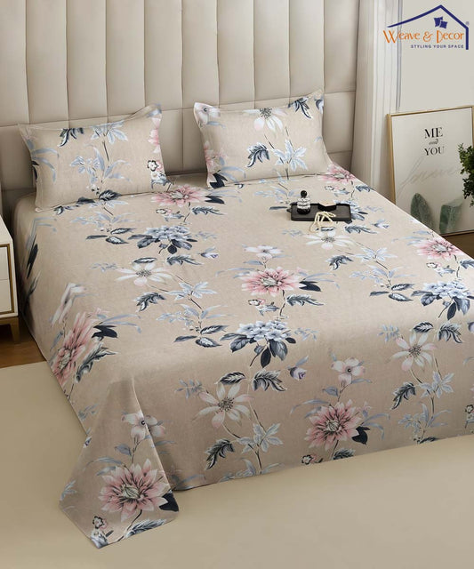 King Fitted Bedsheet With Pillow Covers , KING SIZE BEDSHEET ,KING SIZE 
