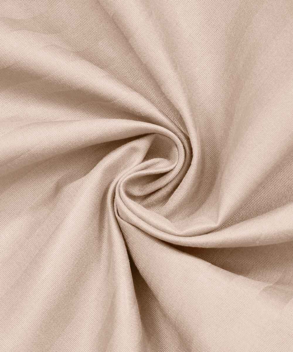 Cream Satin Stripe King Size Bedsheet With 2 Pillow Covers