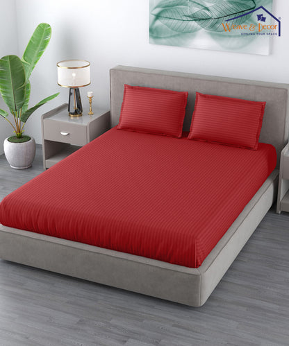 Red Queen Fitted Bedsheet With 2 Pillow Covers