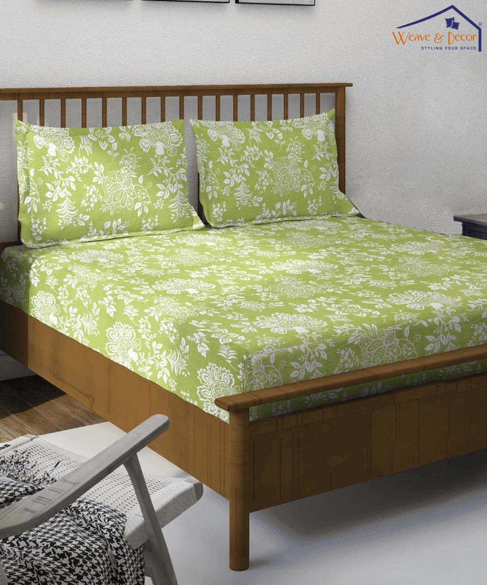  Single Fitted Bedsheet , SINGLE BED , ELASTIC FITTED , COTTON 
