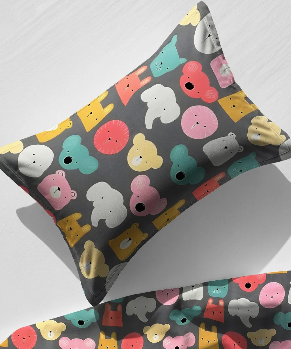 Jungle Book Kids Bedsheet With Pillow Covers