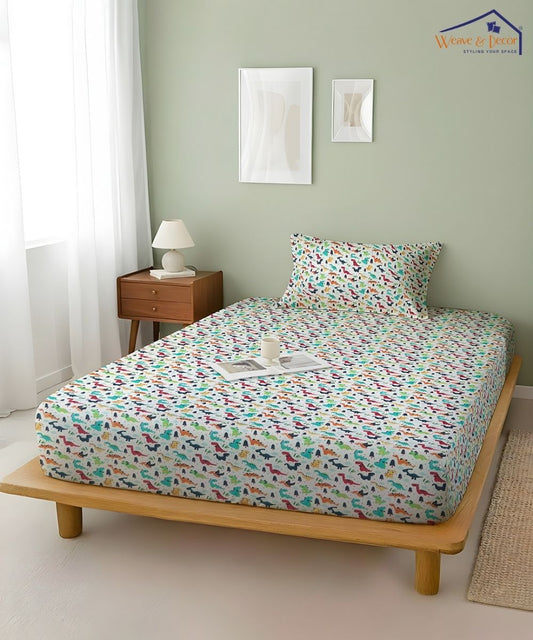 The Good Dinosaur Kids Bedsheet With Pillow Covers