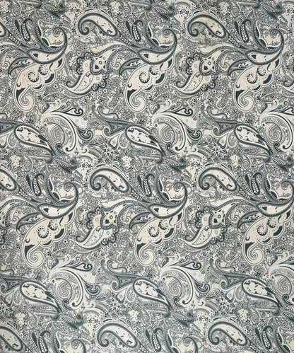Sage Paisley Charm Cotton Double Bedsheet with Pillow Covers