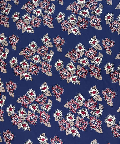 Midnight Bloom Floral Cotton Double Bedsheet with Pillow Covers
