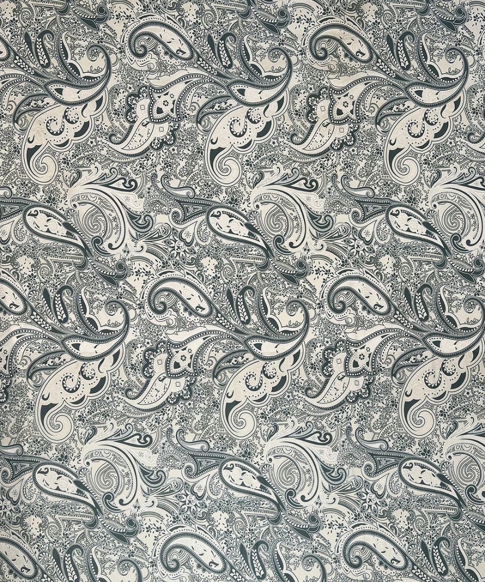 Sage Paisley Charm – 130 GSM Cotton Fitted Bedsheet With Pillow Cover