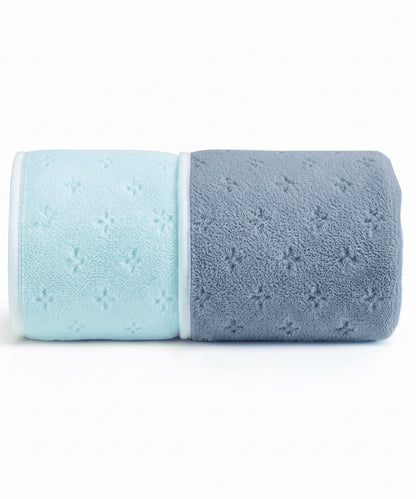 Reversible Microfiber Bath Towel (70x140 cm) | Super Soft & Ultra Absorbent | Quick Dry, Lightweight & Durable | Premium Bath Towel with Hanging Loop