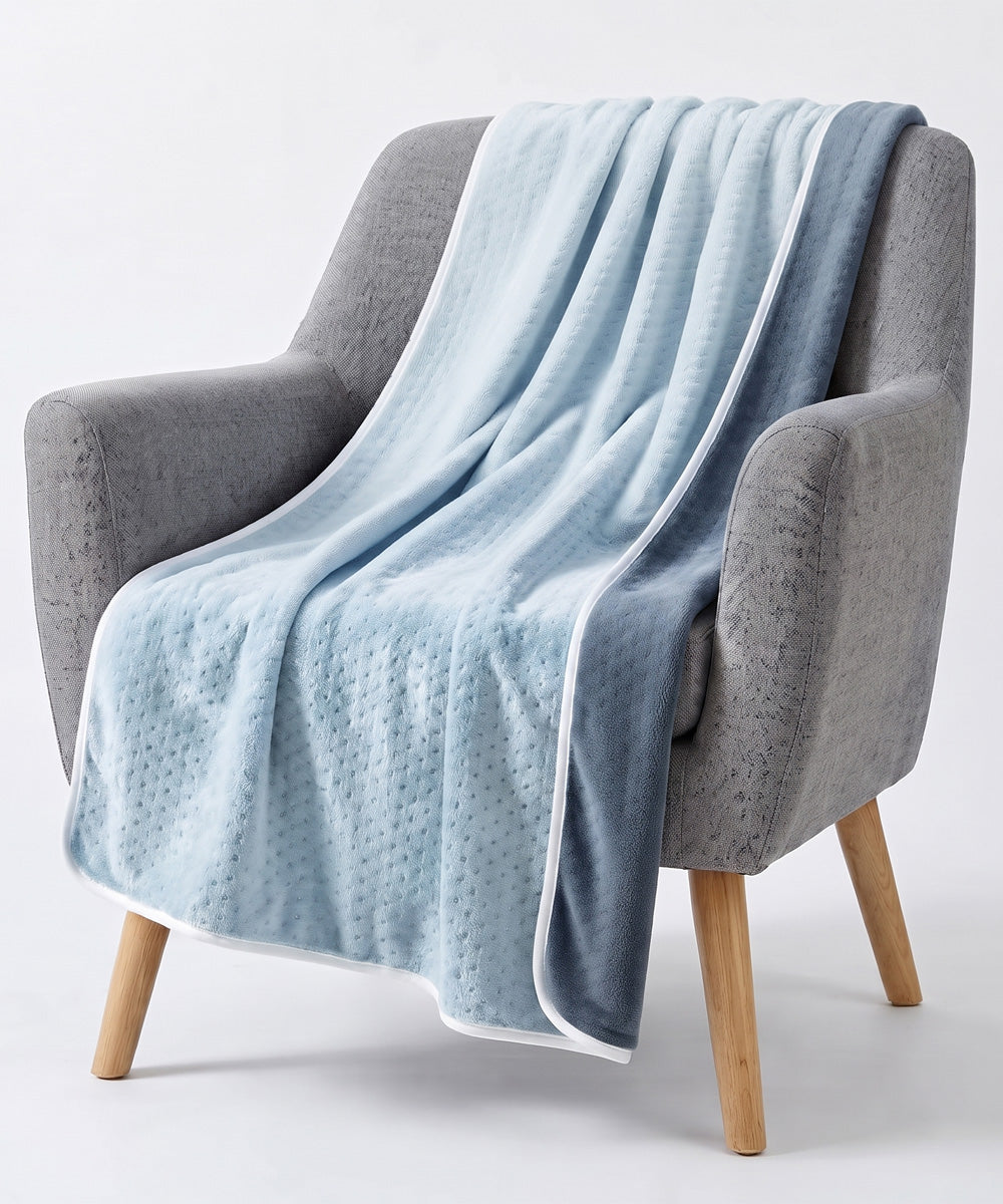 Reversible Microfiber Bath Towel (70x140 cm) | Super Soft & Ultra Absorbent | Quick Dry, Lightweight & Durable | Premium Bath Towel with Hanging Loop