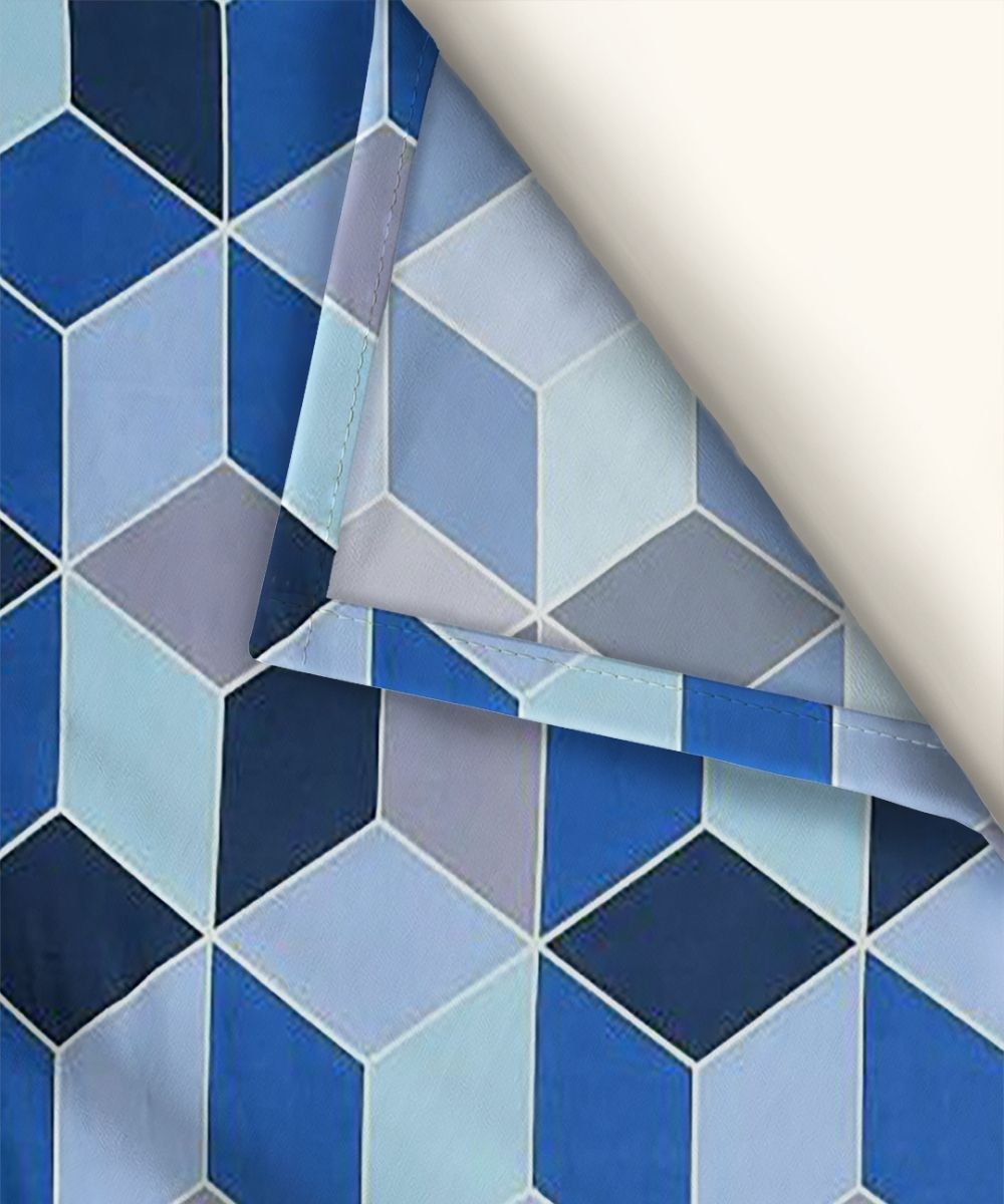 Modern Rhombus Fitted Bedsheet With Pillow Cover