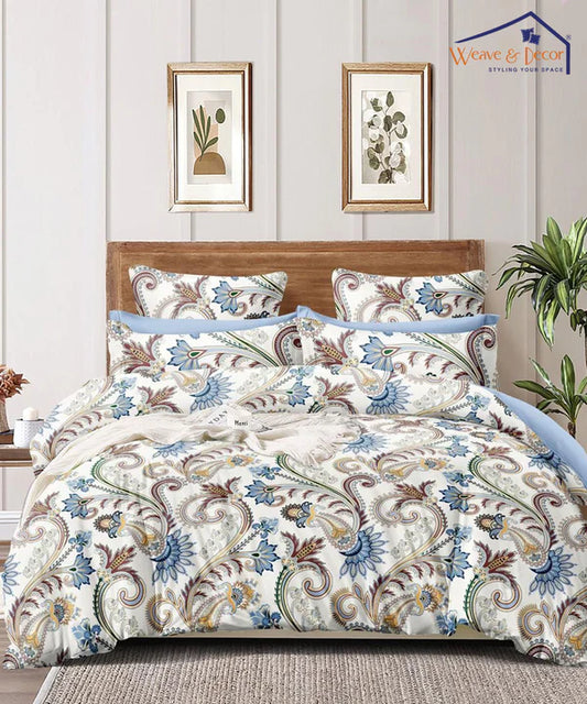 Cream Blossom 350GSM All Weather Comforter