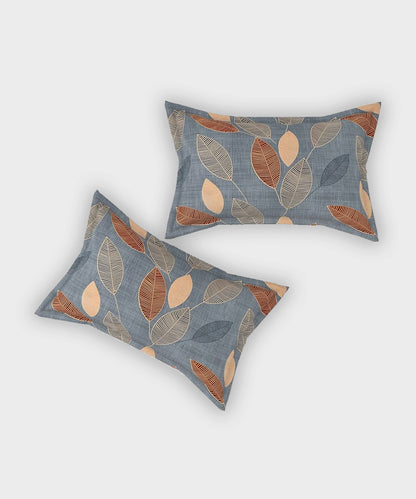 Breezy Fall Fitted Bedsheet With Pillow Cover