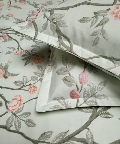 Rose Meadow Fitted Bedsheet With Pillow Cover