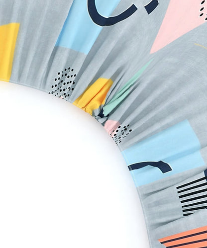 Retro Vibe Queen Fitted Bedsheet With 2 Pillow Covers