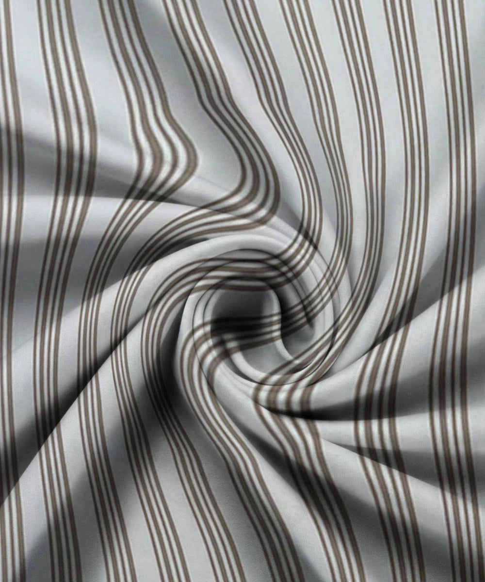 Nordic lines King Size Bedsheet With 2 Pillow Cover