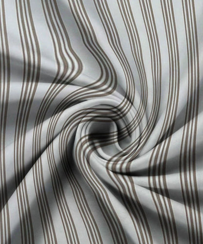 Nordic lines King Size Bedsheet With 2 Pillow Cover