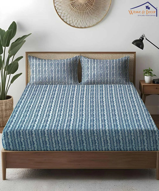 Arctic Grove King Size Bedsheet With 2 Pillow Cover
