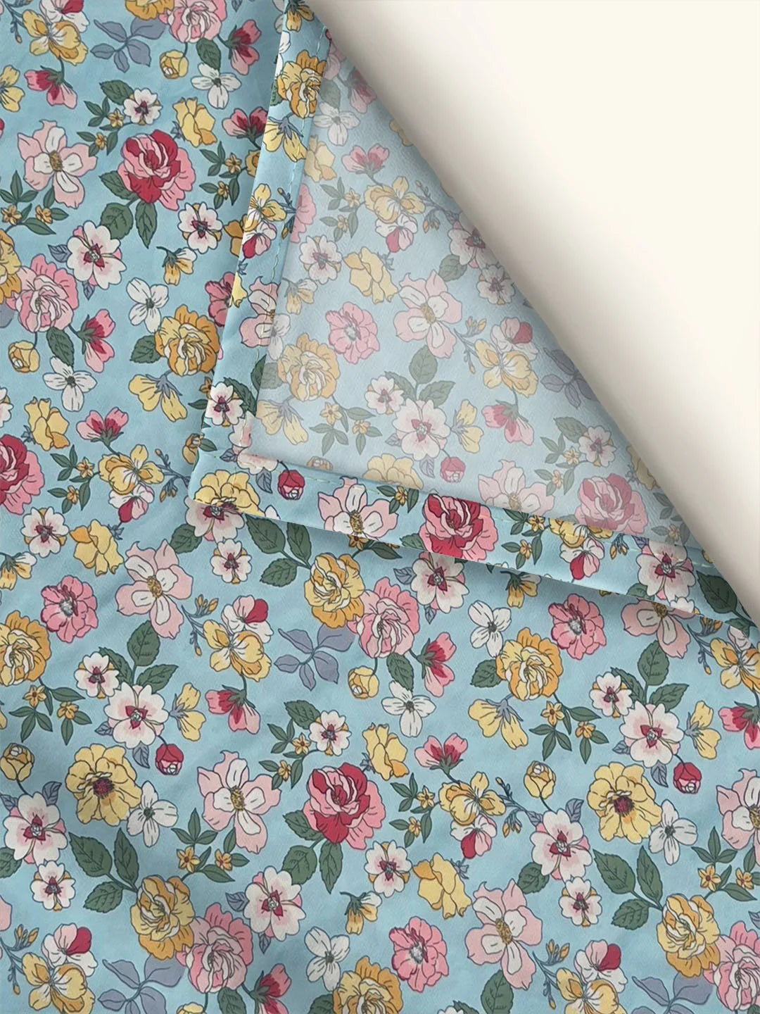 Serene Spring Flat Bedsheet With Pillow Covers