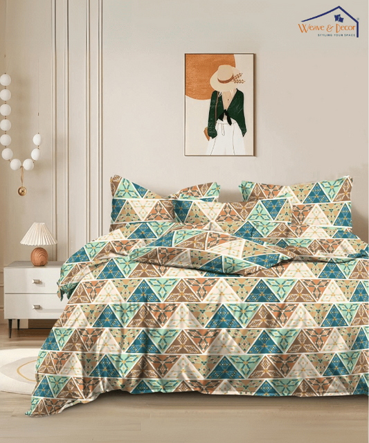 Valley Vibe   Single Bedsheet With 1 Pillow Cover