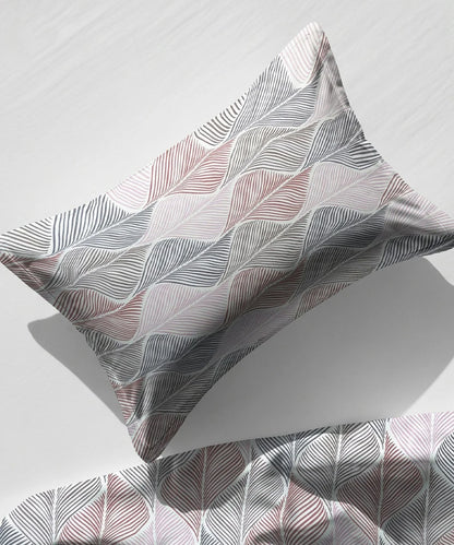 Zen Feathers Super King Fitted Bedsheet With 2 Pillow Covers