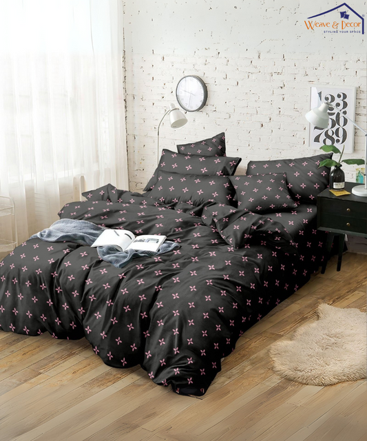 Midnight Blossom 350GSM Single Bed Comforter