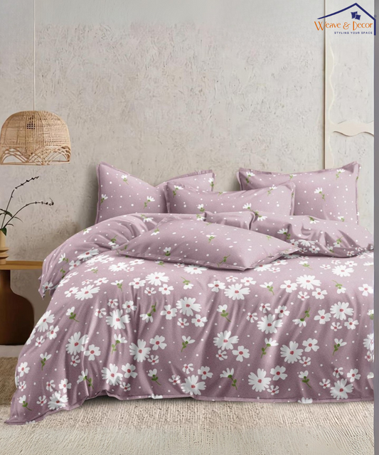 Lavender Daisy Delight Pillow Cover Set of 2