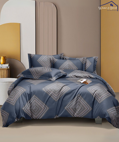 Blue Prism350GSM Single Bed Comforter