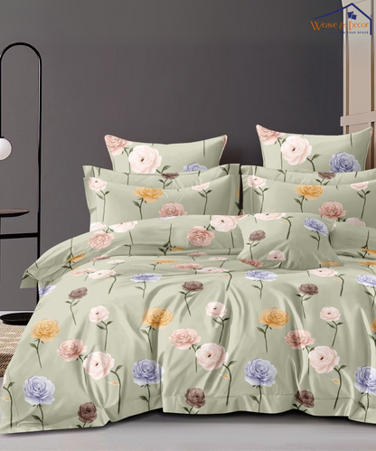 Pastel Garden Quilt / Blanket / Razai / Duvet Covers