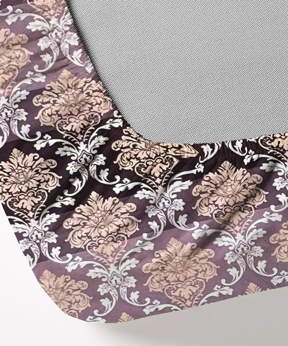Royal Amethyst Flat Bedsheet With Pillow Covers