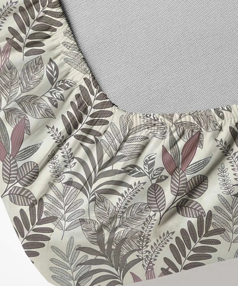Woodland Whisper Flat Bedsheet With Pillow Covers