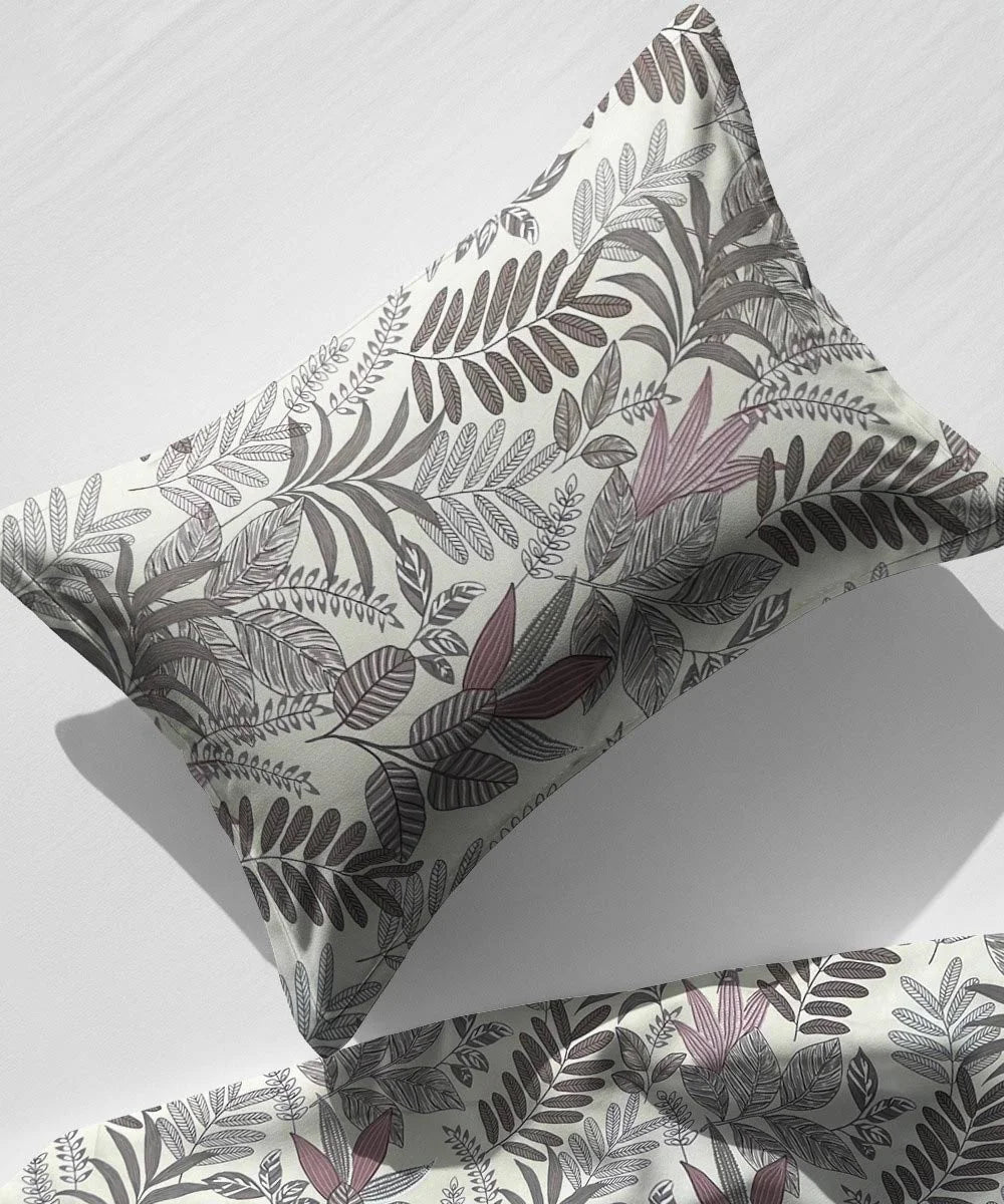 Woodland Whisper Flat Bedsheet With Pillow Covers