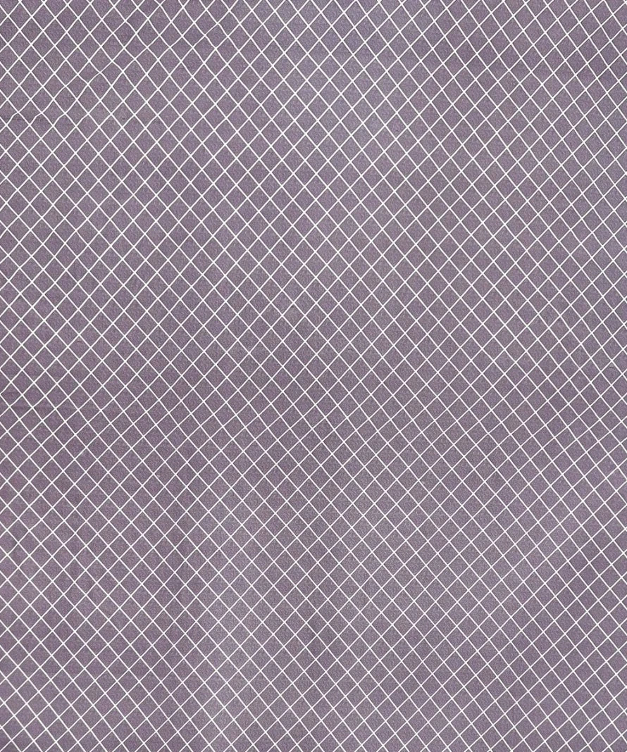 Lavender Checks    Flat Bedsheet With Pillow Covers