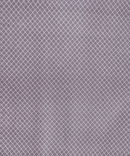 Lavender Checks    Flat Bedsheet With Pillow Covers