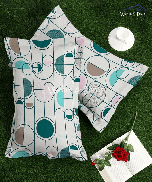 Modern Rounds Pillow Cover Set of 2