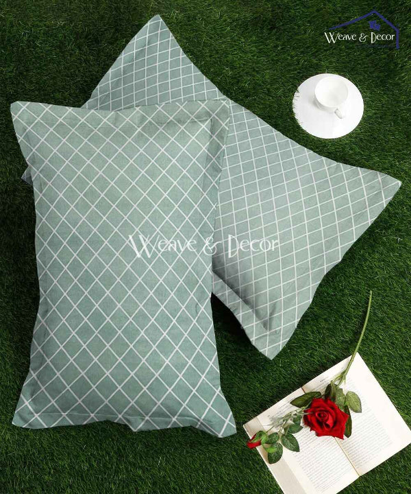 Serene Crisscross Pillow Cover Set of 2