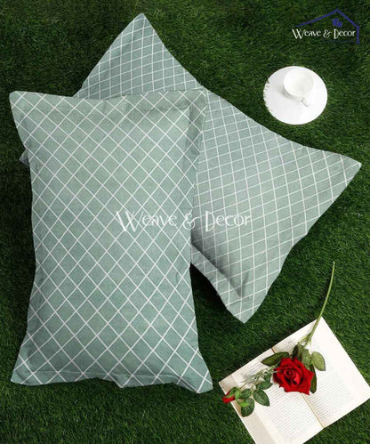 Serene Crisscross Pillow Cover Set of 2
