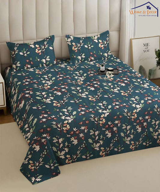 King Fitted Bedsheet With Pillow Covers , KING SIZE BEDSHEET ,KING SIZE 