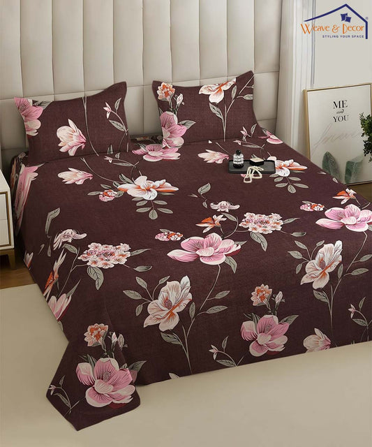King Fitted Bedsheet With Pillow Covers , KING SIZE BEDSHEET ,KING SIZE 