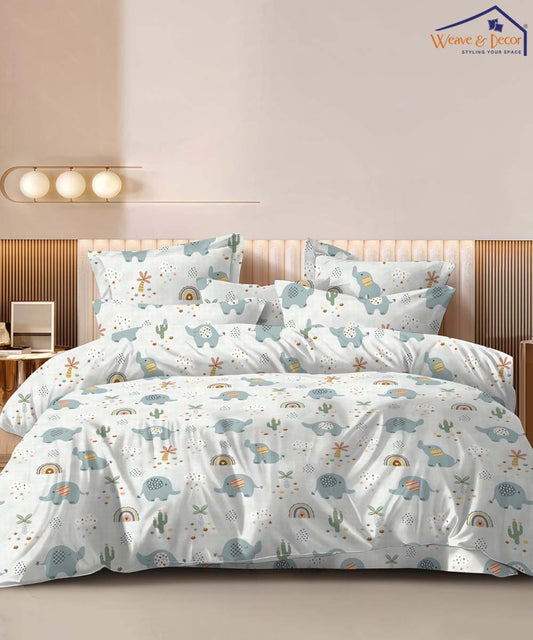 Dino Garden      Kids Quilt / Blanket / Razai / Duvet Cover