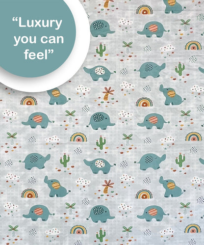 elephant theme kids bedsheet 