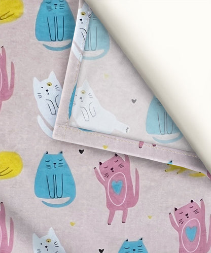 cat theme kids bedsheet 