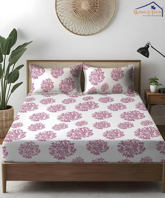 Pink Floral Bedsheet 1 