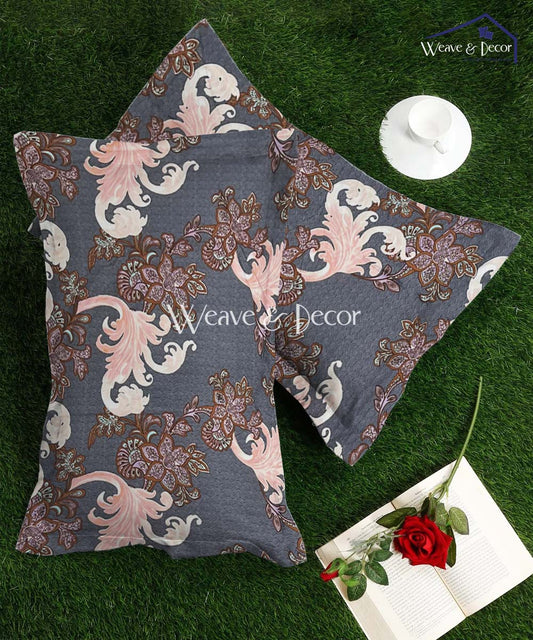 Midnight Flourish Pillow Cover Set of 2