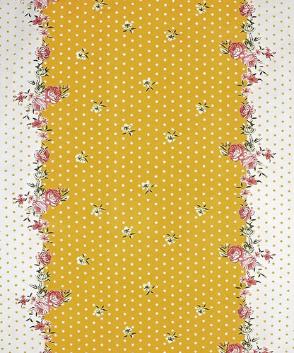 mustard floral bedsheet 